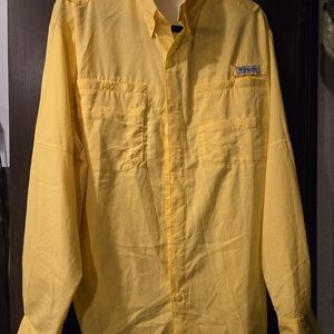 Men's Size Medium Columbia PFG Outdoor long sleeve button up